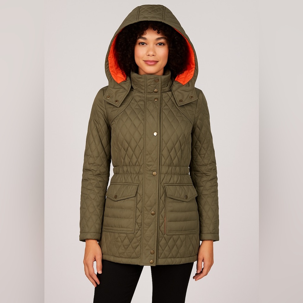NWOT Vince Camuto Mini-Quilted Winter Coat Sz M